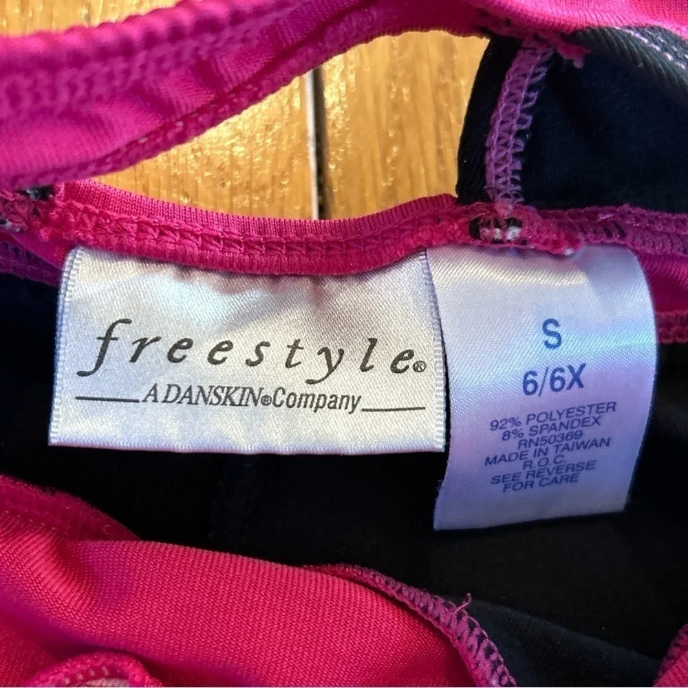 3 Balera Freestyle Little Stars Leotard Biketard Child Small CS Black Blue Pink